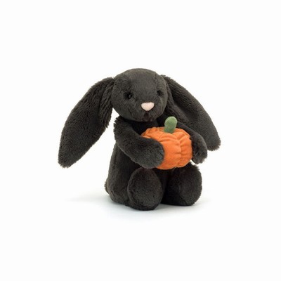Jellycat Bashful Pumpkin Bunnies UK | 61805FMCU